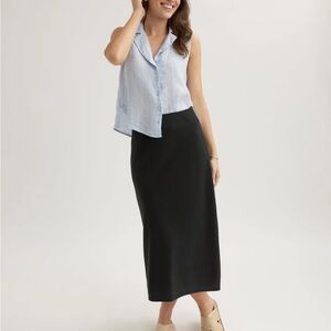 NWT Bella Dahl Bias Midi Skirt